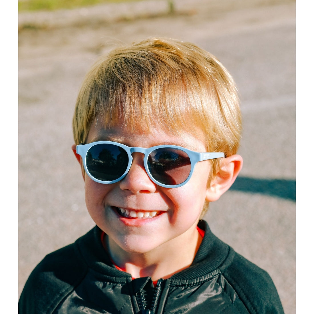 Blue Keyhole Kids Sunglasses