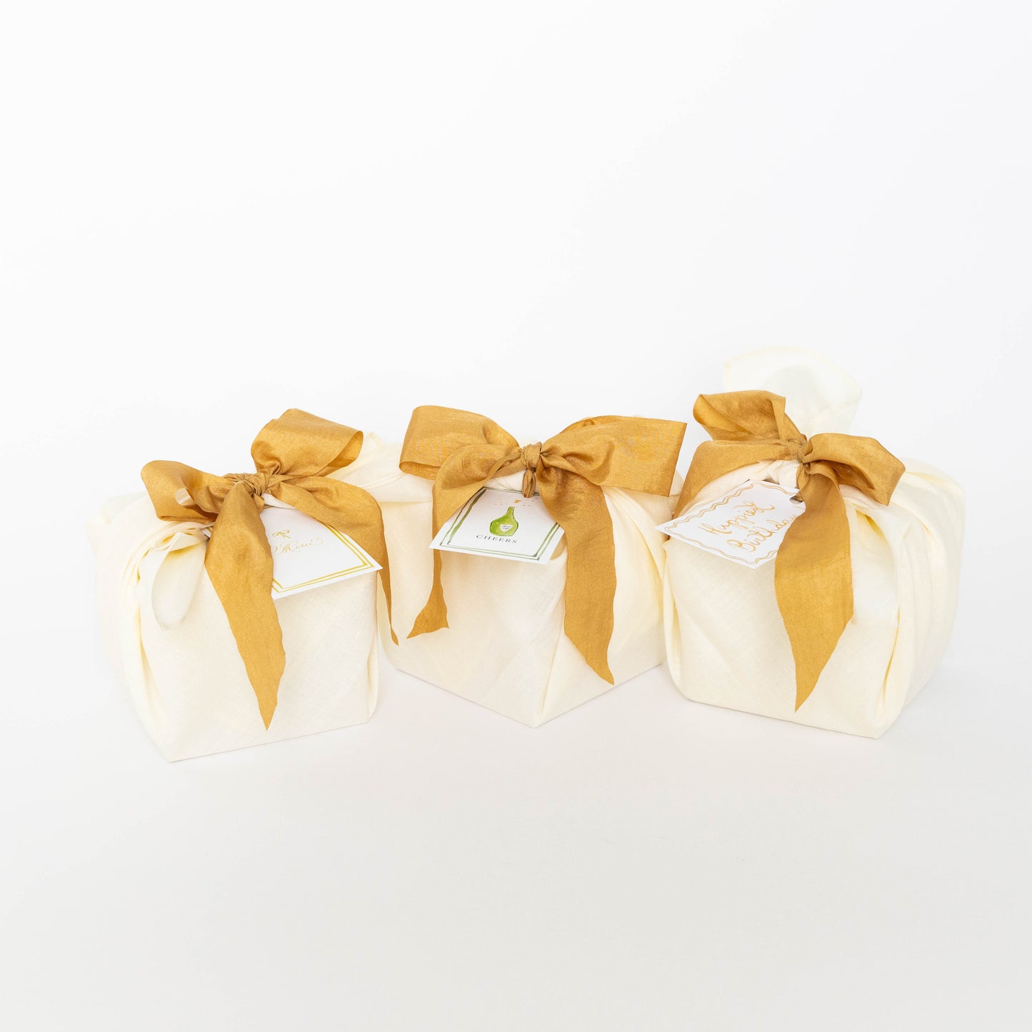 Furoshiki Candle Wrapping